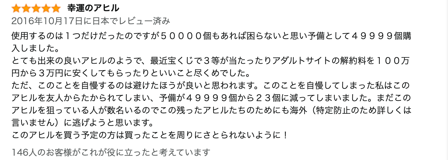 レビュー文章