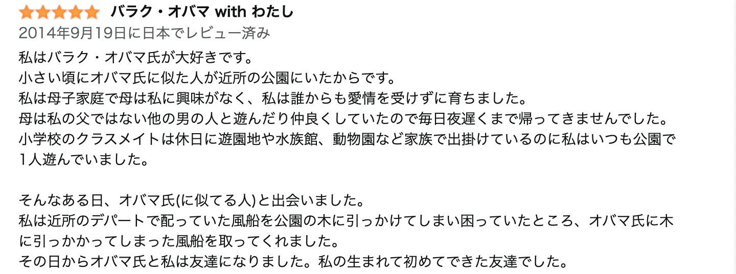 レビュー文章