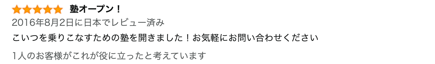 レビュー文章