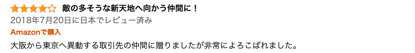 レビュー文章
