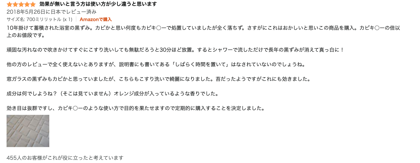 レビュー文章