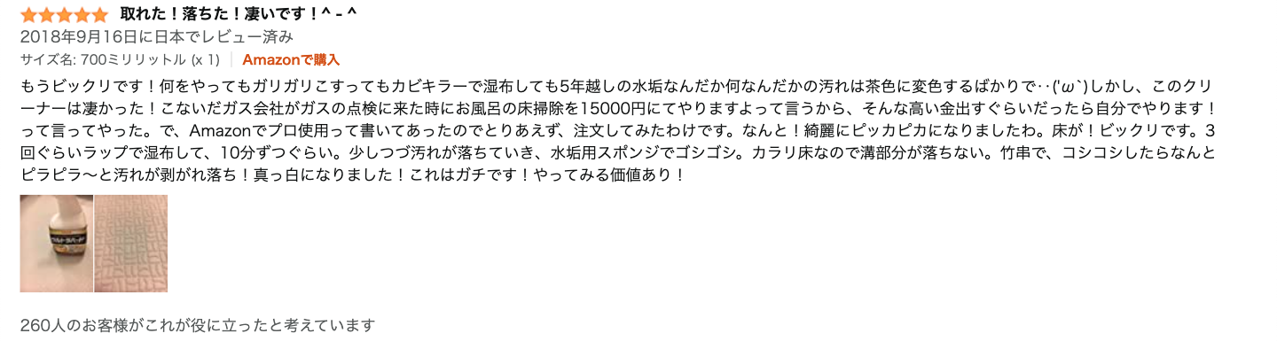 レビュー文章