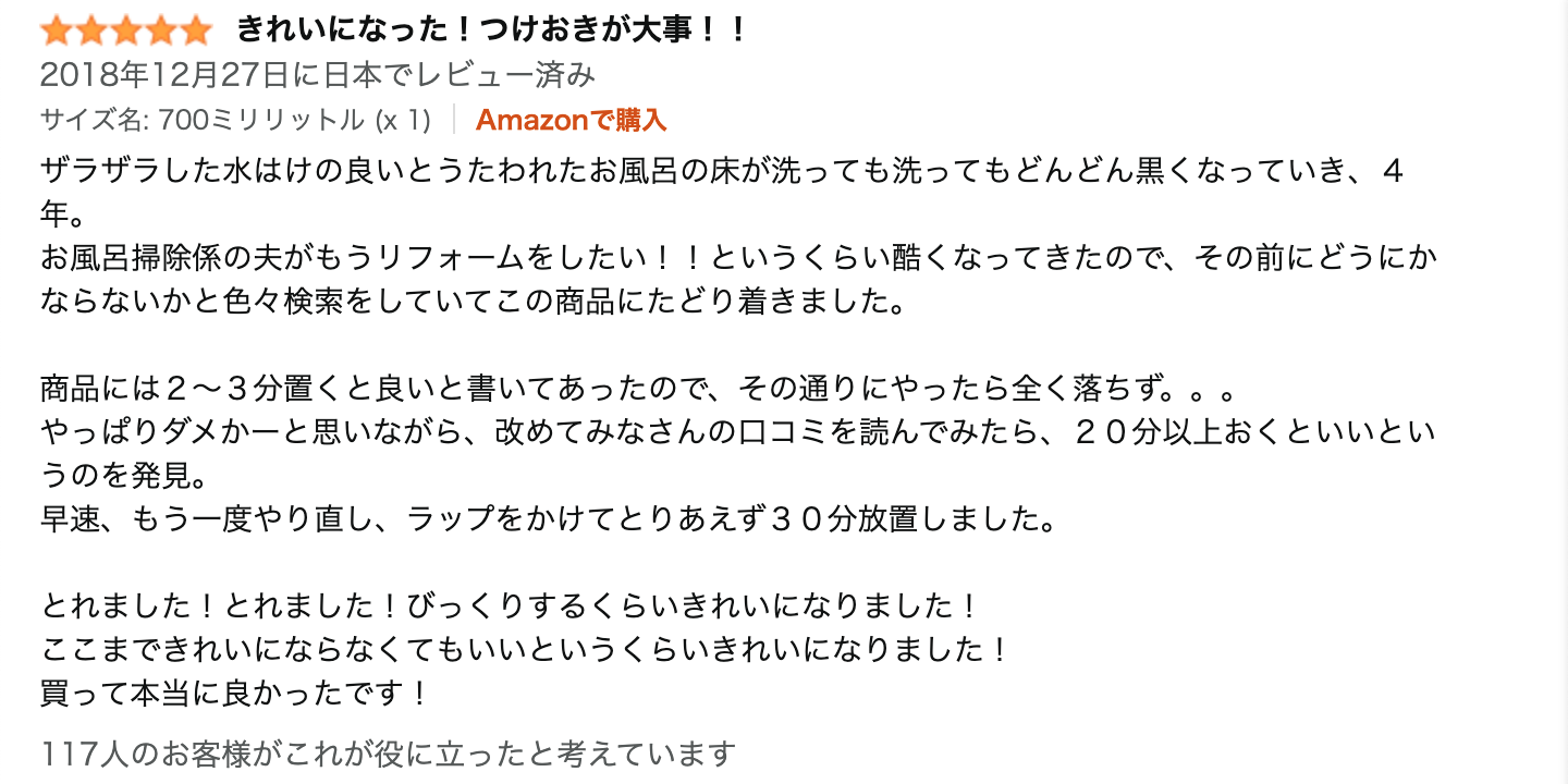 レビュー文章